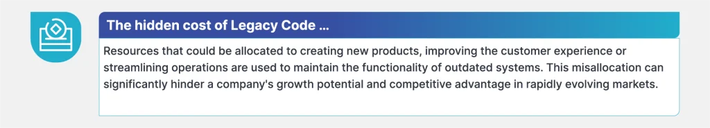 Hidden costs of Legacy Code #2 ENG