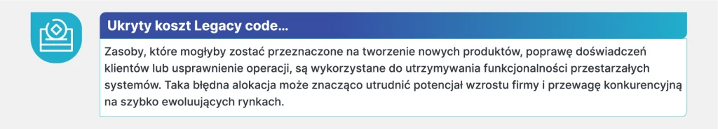 Hidden costs of Legacy Code #2 PL